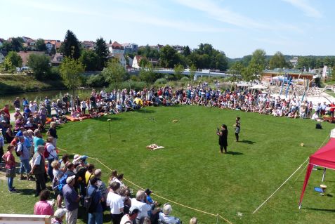 Flugschau auf der Aktionswiese