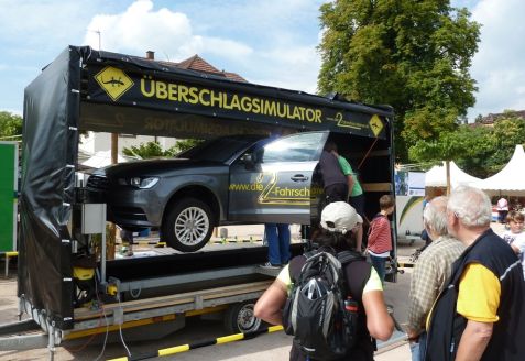 Überschlag zum Miterleben