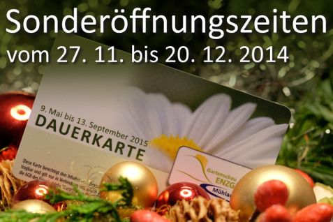 Dank der Sonderöffnungszeiten kann man in der Adventszeit ganz entspannt die Dauerkarte kaufen gehen