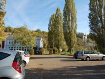 Wertle-Areal mit Jugendhaus vor Beginn der Arbeiten. Wertle-Areal mit Jugendhaus vor Beginn der Arbeiten.