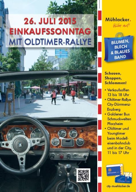 Der Flyer für den Einkaufssonntag