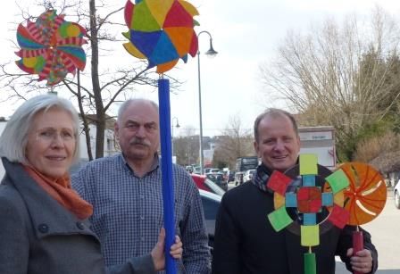 Gudrun Aichele, Manfred Schäfer und Winfried Abicht (von links)
