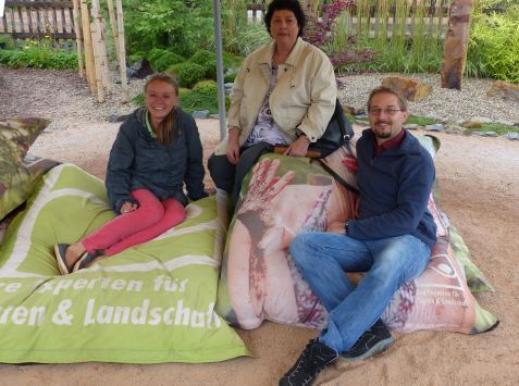 Stefanie Hauler, Gaby Higer und Michael Schmidt (von links)