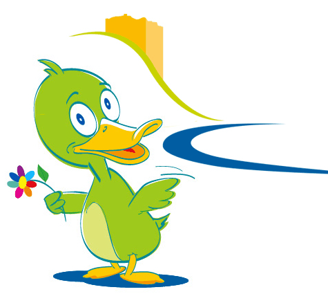 Enzle - das Gartenschau-Maskottchen