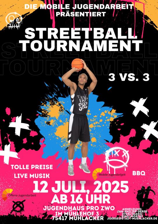 Streetball-Turnier am Jugendhaus Pro Zwo.